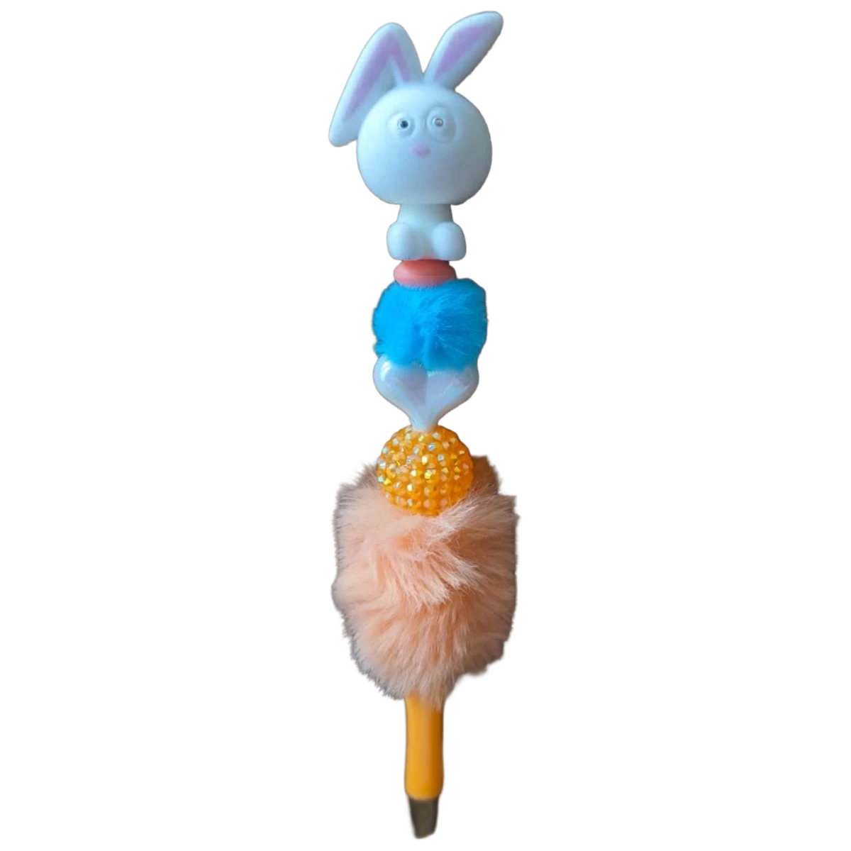 Pastel Bunny Character Pen from Cheekys Creations